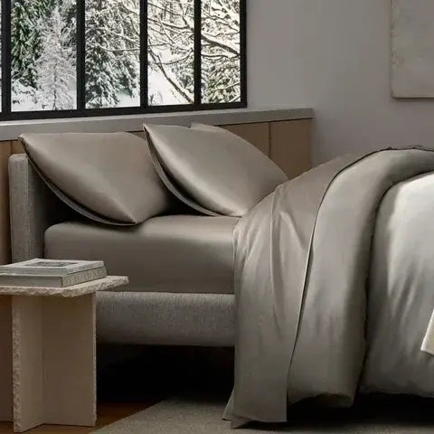 Bamboo Duvet Cover King (Dove Grey)