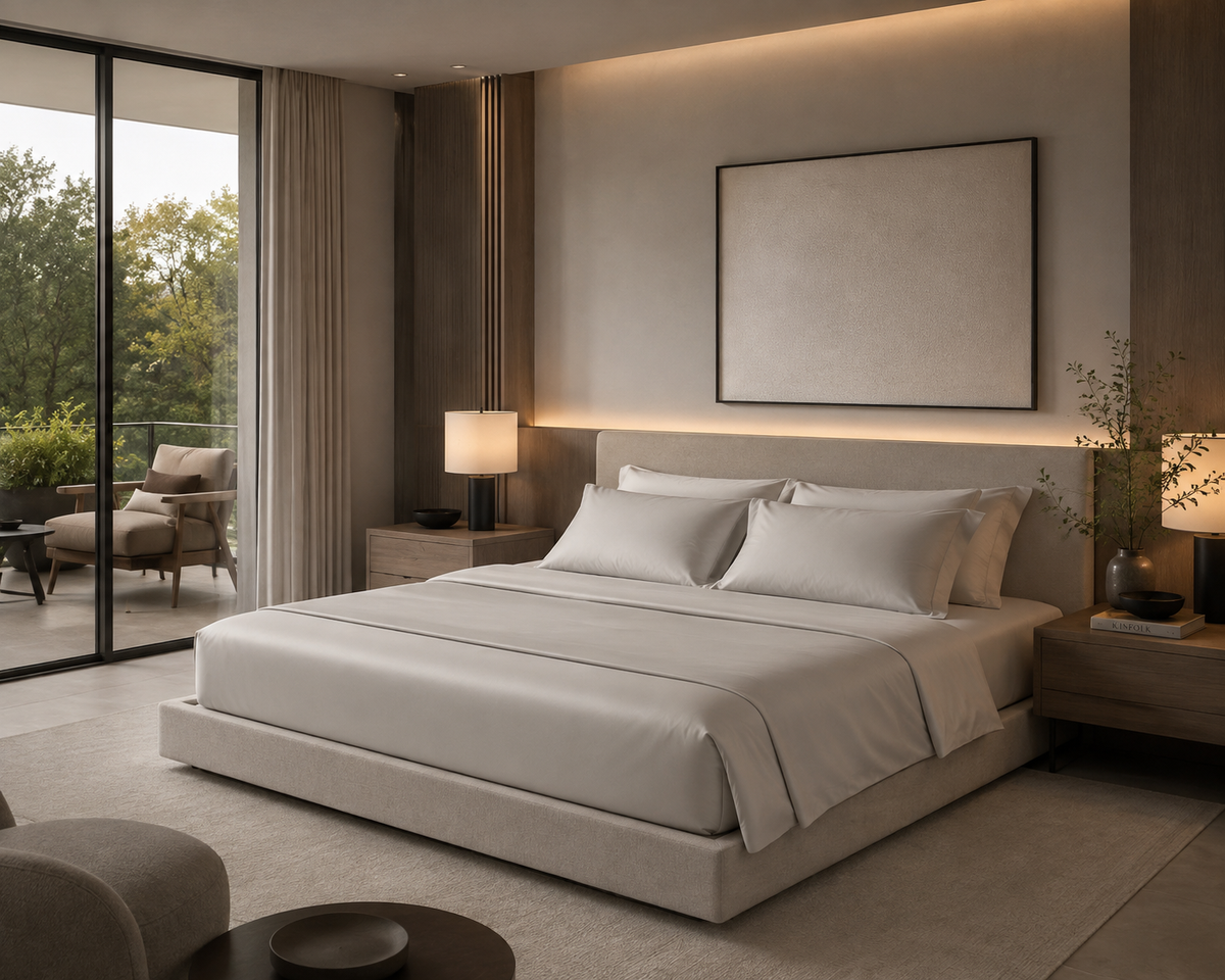 Bamboo Sheet Set King (Driftwood)