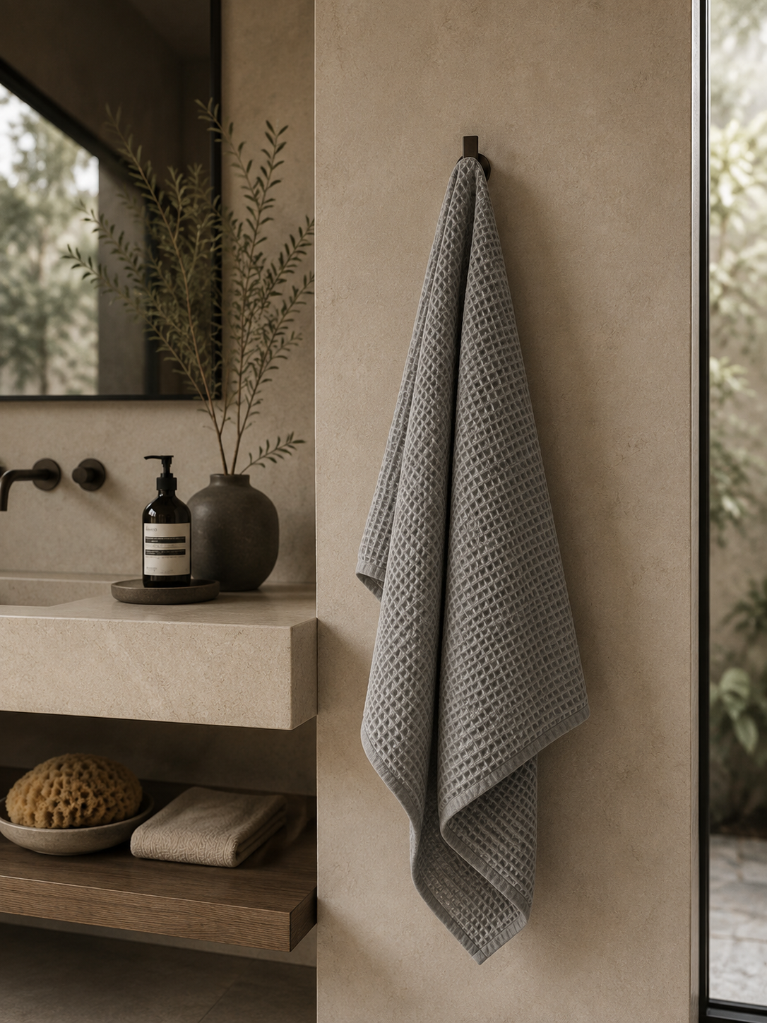 Waffle Bath Towel