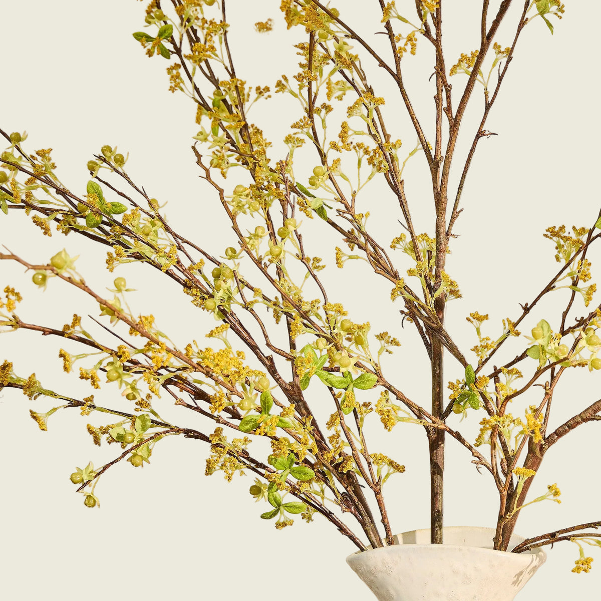 Yellow Beaded Branch